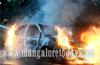 Moodbidri : Car goes up in flames